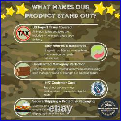 Carrier-Based Patrol Aircraft Mahogany Wood Model Handcrafted Military Decor