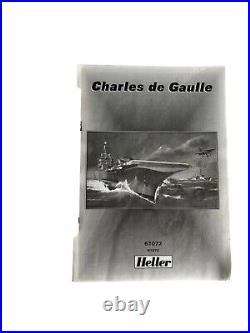 Charles De Gaulle 1/400 Heller 81072 Aircraft Carrier Model