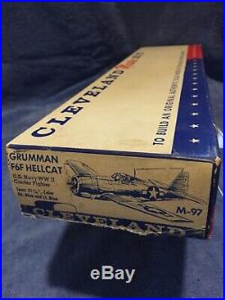 Cleveland Grumman F6F Hellcat Kit M-97 Master Kit WWII U. S. Navy Carrier Bomber