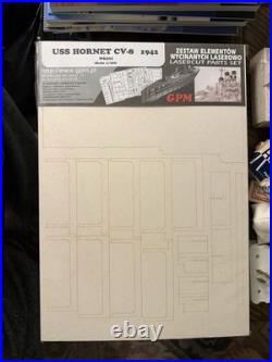 Collection of Paper Cut Out Models Including USS Hornet And Others