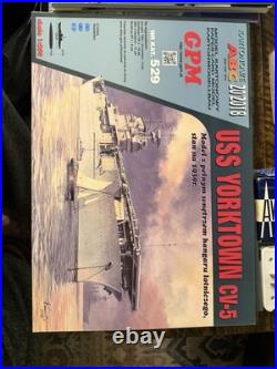 Collection of Paper Cut Out Models Including USS Hornet And Others