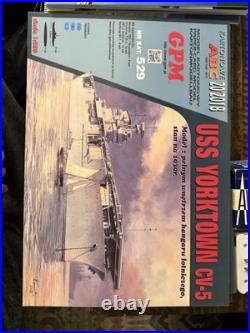 Collection of Paper Cut Out Models Including USS Hornet And Others