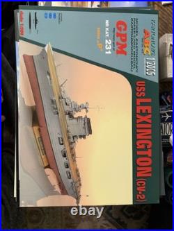 Collection of Paper Cut Out Models Including USS Hornet And Others