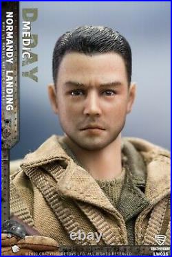 Crazy Figure 1/12 Mini Soldier WWII U. S. Rangers On D-Day Medic Figure LW015