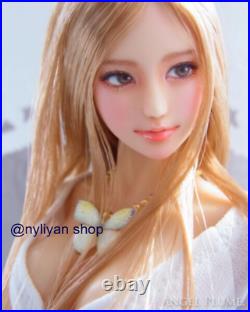 Custom 16 Anime Beauty Girl Long Hair Head Sculpt F 2''HT LD UD Phicen figure