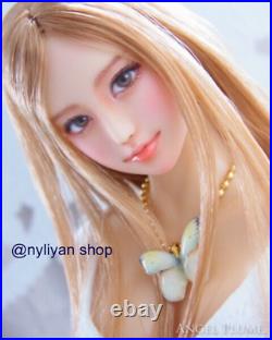 Custom 16 Anime Beauty Girl Long Hair Head Sculpt F 2''HT LD UD Phicen figure