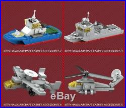 Custom Kittyhawk CV-63 Warship Aircraft Carrier Battleship LEGO Compatible