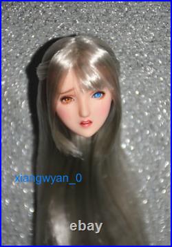 Customize 1/6 OB Beauty Girl Head Sculpt Makeup Face Fit 12'' PH UD LD Body Toy