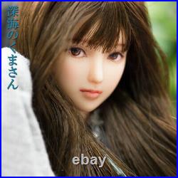 Customized 1/6 Beauty Girl Natural Head Sculpt Fit 12''OB HT PH hotstuff UD Body