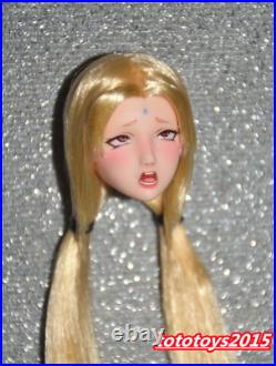 Customized 1/6 OB Anime Girl Head Carving Fit 12'' PH TBL UD LD Figure Body Toy