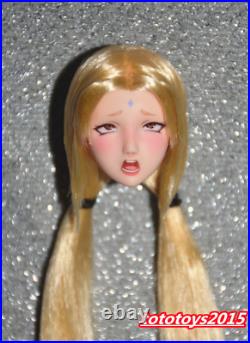 Customized 1/6 OB Anime Girl Head Carving Fit 12'' PH TBL UD LD Figure Body Toy