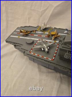 DeckJetz USS Nimitz CVN 68 Model Toy With10 Die-cast Planes 31 In -Read -Rare DeckJetz USS Nimitz CVN 68 Model Toy With10 Die-cast Planes 31 In -Read -Rare