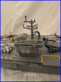 DeckJetz USS Nimitz CVN 68 Model Toy With10 Die-cast Planes 31 In -Read -Rare DeckJetz USS Nimitz CVN 68 Model Toy With10 Die-cast Planes 31 In -Read -Rare