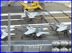 Detailed custom build Nimitz class aircraft carrier 1/500 scale