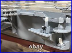 Detailed custom build Nimitz class aircraft carrier 1/500 scale