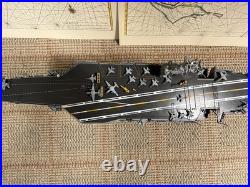 Detailed custom build Nimitz class aircraft carrier 1/500 scale