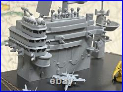 Detailed custom build Nimitz class aircraft carrier 1/500 scale