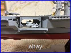 Detailed custom build Nimitz class aircraft carrier 1/500 scale