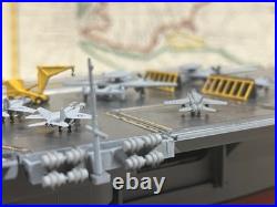 Detailed custom build Nimitz class aircraft carrier 1/500 scale