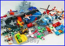 Disney Pixar Planes Diecast Plastic Lot Aircraft Carrier USS Flysenhower Playset