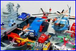 Disney Pixar Planes Diecast Plastic Lot Aircraft Carrier USS Flysenhower Playset