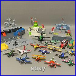 Disney Pixar Planes Lot Fire Rescue Diecast Toys with Aircraft Carrier + Playsets