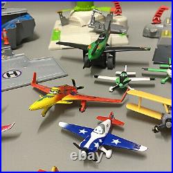 Disney Pixar Planes Lot Fire Rescue Diecast Toys with Aircraft Carrier + Playsets