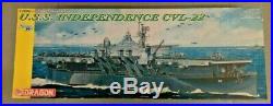 Dragon 1350 USS INDEPENDENCE CVL-22 Aircraft Carrier Model Kit 1024 Sealed Bags
