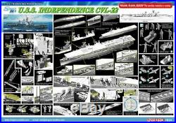 Dragon Models 1024 1/350 Uss Independence Cvl-22 Aircraft Carrier Kits