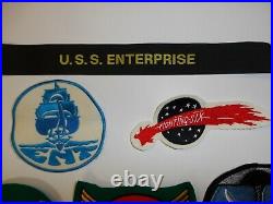 E4110 WW2 US Navy Air Craft Carrier CV 6 USS Enterprise set squadron/tally IR33A