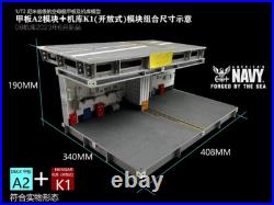 Excluding Aircraft 1/72 Nimitz Aircraft Carrier Hangar Model Carrier DeckModel