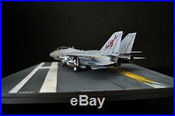 F-14B Tomcat + Carrier Deck Diorama (Display Case Included)