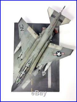 F-4J Phantom II + Aircraft carrier Deck set on 148 148 built and painte