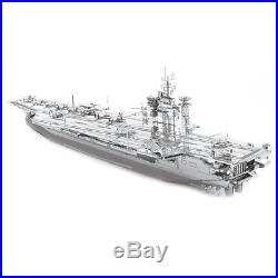 Fascinations Metal Earth ICONX USS Roosevelt Aircraft Carrier CVN71 3D Model Kit