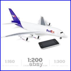 FedEx Express Airbus A380-800 N380FE Desk Display Jet Model 1/200 AZ Airplane