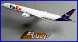 FedEx Express Boeing 777-200F Logo Base Desk Top Display Model 1/100 SC Airplane