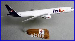 FedEx Express Boeing 777-200F Logo Base Desk Top Display Model 1/100 SC Airplane