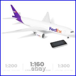 FedEx Express Boeing 777-200F N123FD Desk Display Model 1/150 Model AZ Airplane