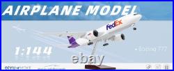 FedEx Express Boeing 777-200F N123FD Desk Display Model 1/150 Model AZ Airplane