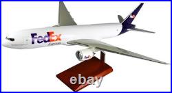 FedEx Express Cargo Boeing 777-200F Desk Top Display Jet Model 1/100 SC Airplane
