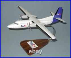FedEx Express Fokker F-27F Freighter Desk Top Display Model 1/72 SC Airplane New
