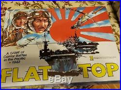 Flat Top A Game Of Aircraft Carrier Battles By Avalon Hill Brand New Sealed