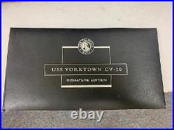 Franklin Mint 1/350 Scale USS YORKTOWN AIRCRAFT CARRIER SIGNED ED LE #0591/1943