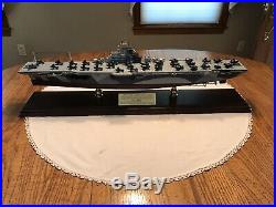 Franklin Mint 1/350 Scale USS YORKTOWN AIRCRAFT CARRIER SIGNED ED LE #411