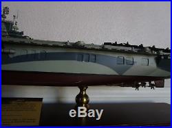 Franklin Mint USS YORKTOWN WWII Essex CV-10 Aircraft Carrier Model Scale 1/350