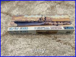 Fujimi Saratoga U. S. Aircraft Carrier Plastic Model Kit Unassembled Not Painted