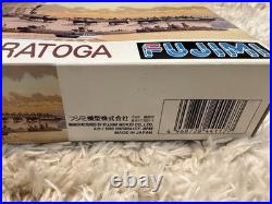 Fujimi Saratoga U. S. Aircraft Carrier Plastic Model Kit Unassembled Not Painted