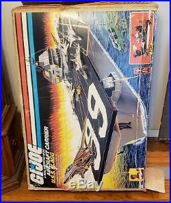 G. I. JOE USS FLAGG Aircraft Carrier 100% Complete with Box Keel Haul Blue Prints