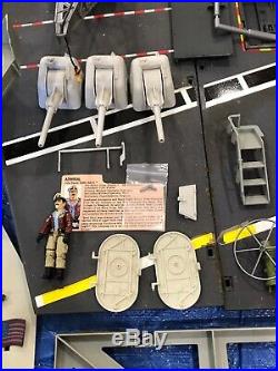 G. I. Joe USS Flagg Aircraft Carrier Missing Four Pieces Nearly Complete