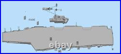 GAGA 1/700 French aircraft carrier Charles de Gaulle R91 (Rafale 6 pcs)